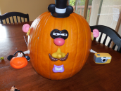 Decorating your Family’s Pumpkin: Lazy Parents Edition