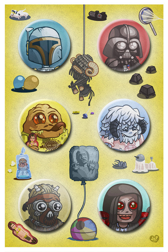 Star Wars Kids Buttons