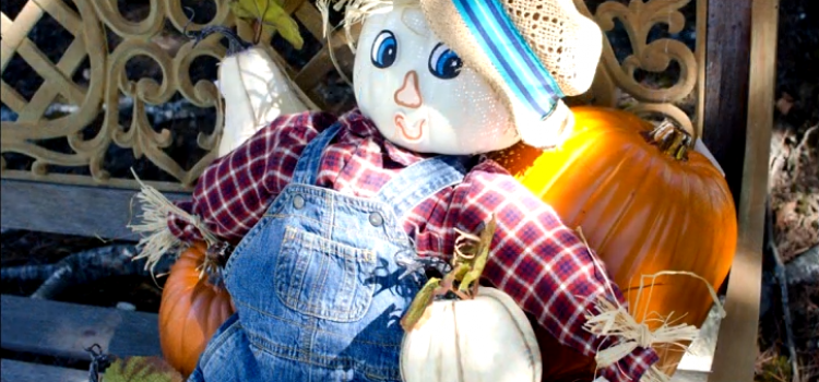 Easiest DIY Halloween Scarecrow You’ll Make (Video)