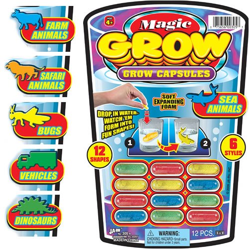 Magic Grow Capsules (Various themes), 12 Count