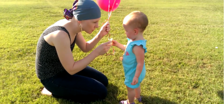 Girl Says Goodbye to Her Pacifier by Sending it into the Sky