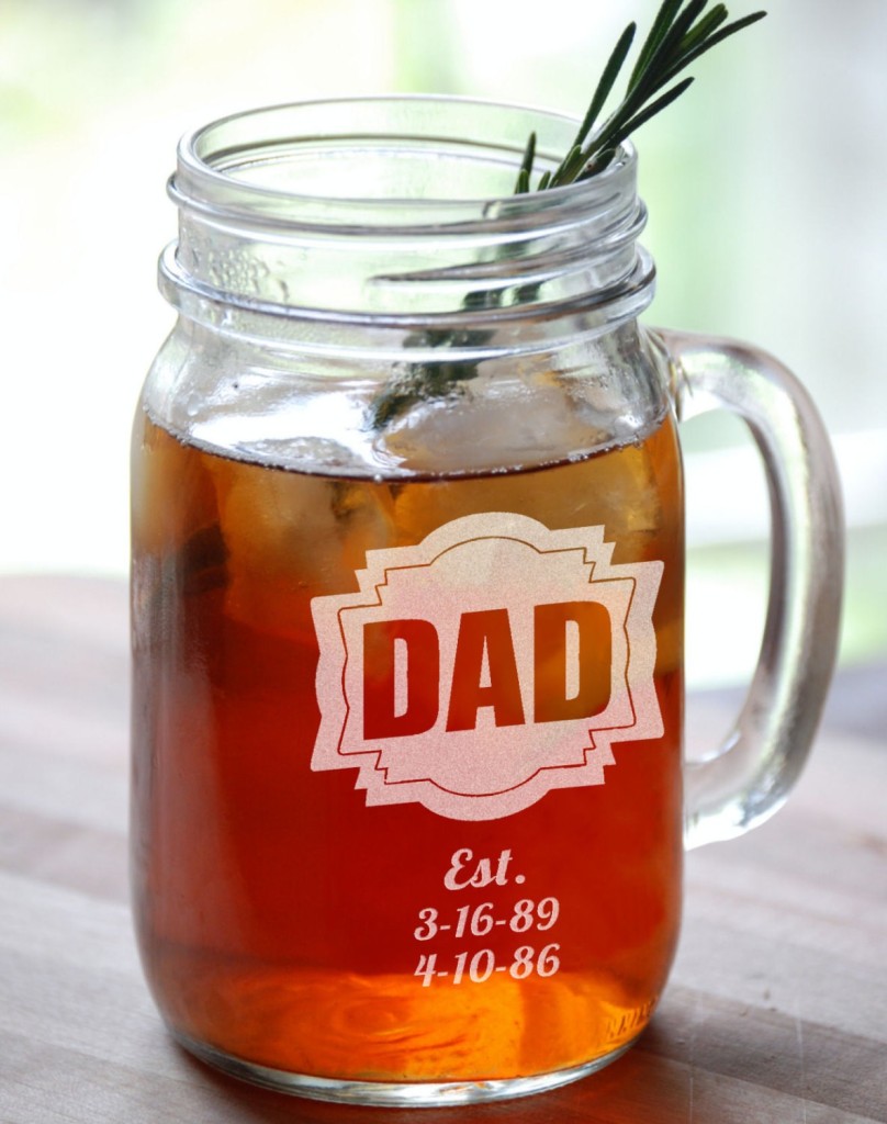 Dad Mason jar